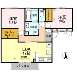 シエル　ブルーの物件間取画像